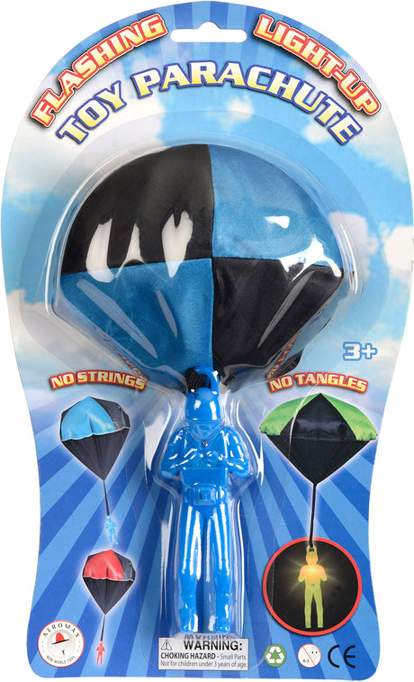 Aeromax Flashing Light-Up Tangle Free Toy Parachute