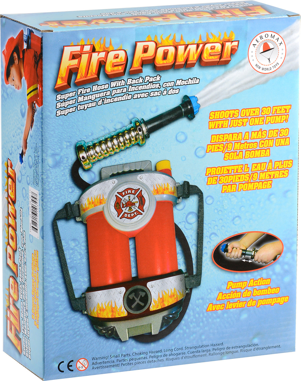 Fire Power, Super Fire Hose with Backpack