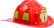 Jr. Firefighter Helmet, Red, Adj Youth Size