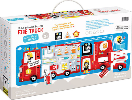 Make-a-Match Puzzle Fire Truck