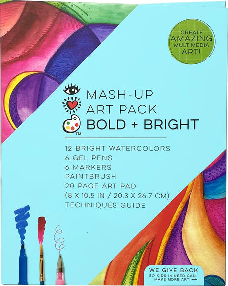 iHeart Art Mash-up Art Pack Bold Bright Total Art Portfolio Set