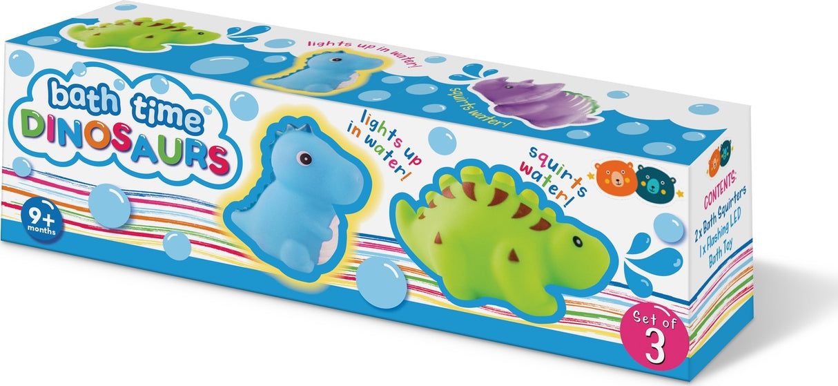 Bath Time Dinosaur Squirter and Light Up Set