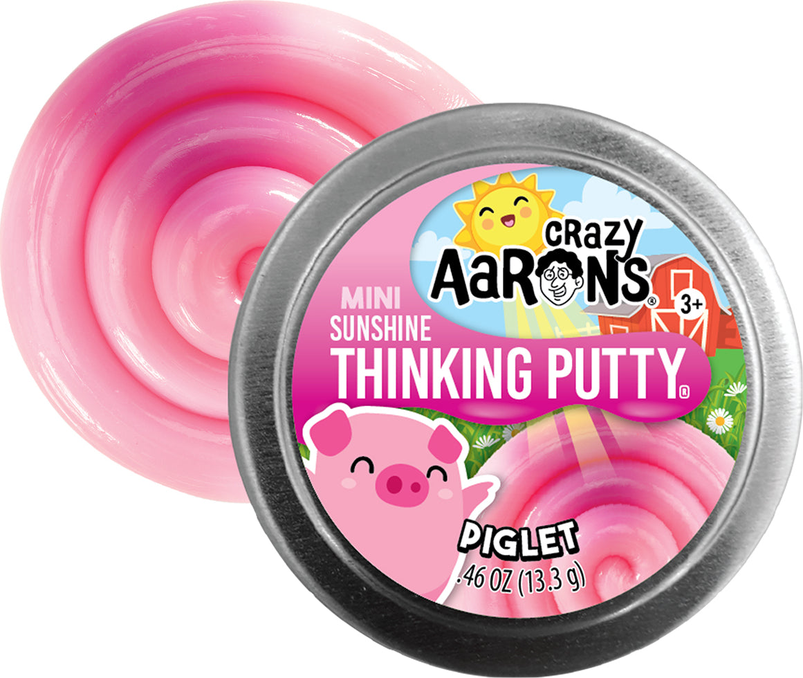 Mini Piglet Seasonal 2" Thinking Putty Tin