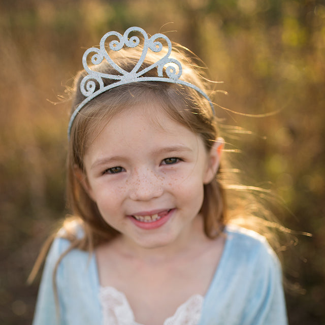 Silver Glitter Tiara