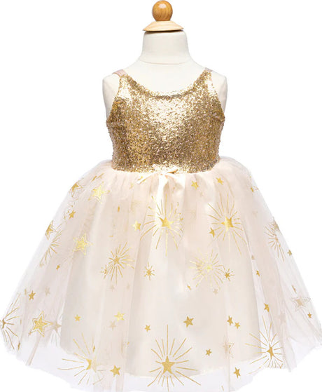 Golden Glam Party Dress (Size 5-6)