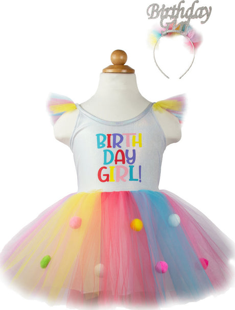 Birthday Girl Dress & Headband