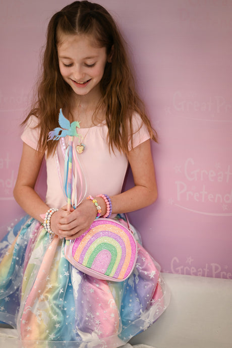 Enchanted Unicorn Skirt and Wand Set (size 4-6)