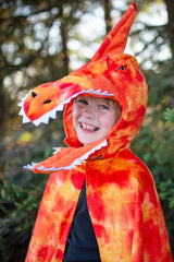 Grandasaurus Pterodactyl Cape, Orange (Size 4-6)