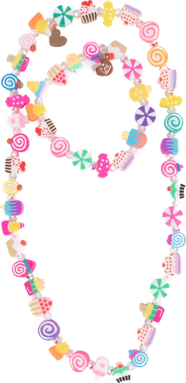 Sweet Treats Necklace & Bracelet Set, 2pc