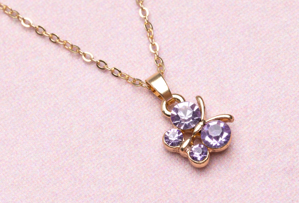 Boutique Butterfly Jewel Necklace (assorted)