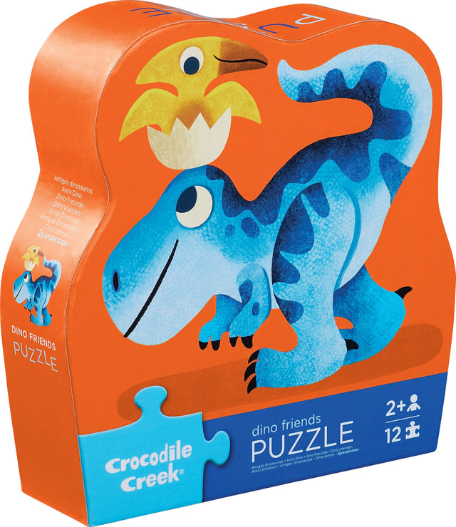 12-Piece Mini Puzzle - Dino Friends