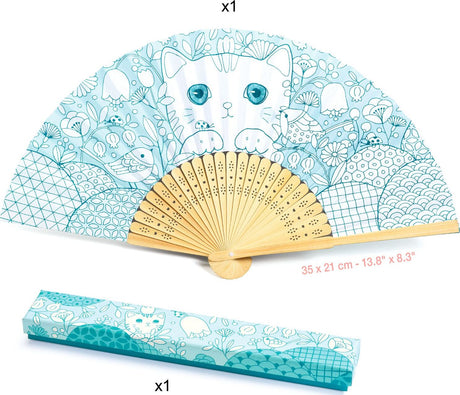 DJECO Koneko DIY Fan and Case Craft Kit