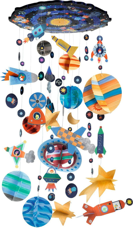 DJECO Solar System DIY Decorative Mobile