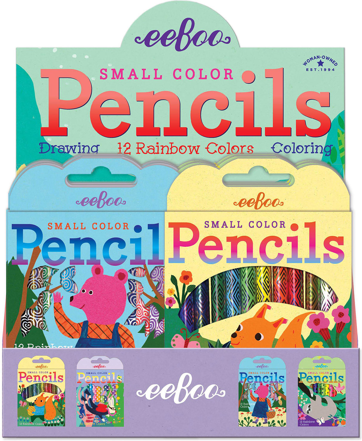 Small Animal Colored Pencils (12ct) Assortment