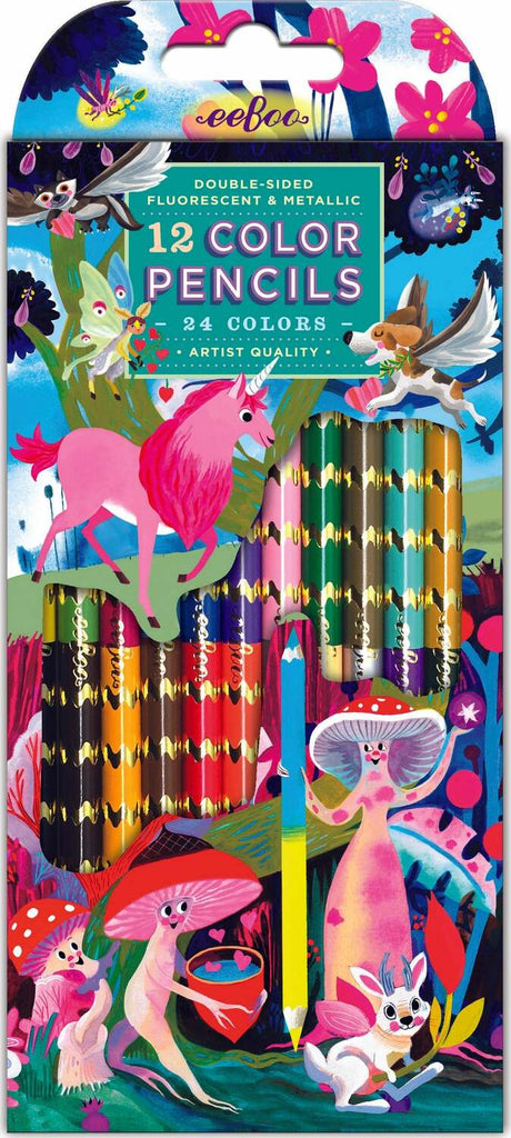 Magical Creatures 12 Double Sided Pencils