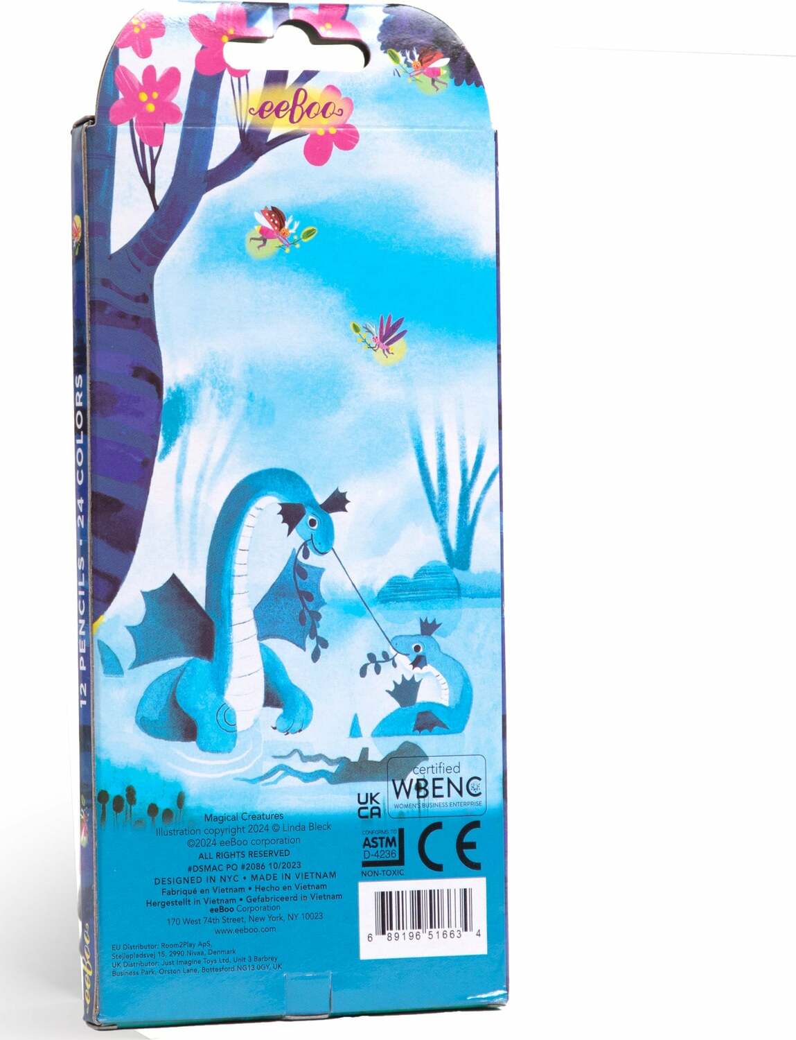 Magical Creatures 12 Double Sided Pencils