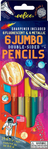 Solar System 6 Jumbo Double Pencils