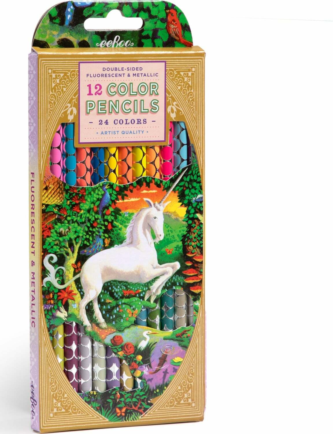 Unicorn Garden 12 Double Color Pencils