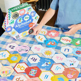 Alphabet Hexagon Puzzle Pairs