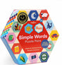 Simple Words Hexagon Puzzle Pairs