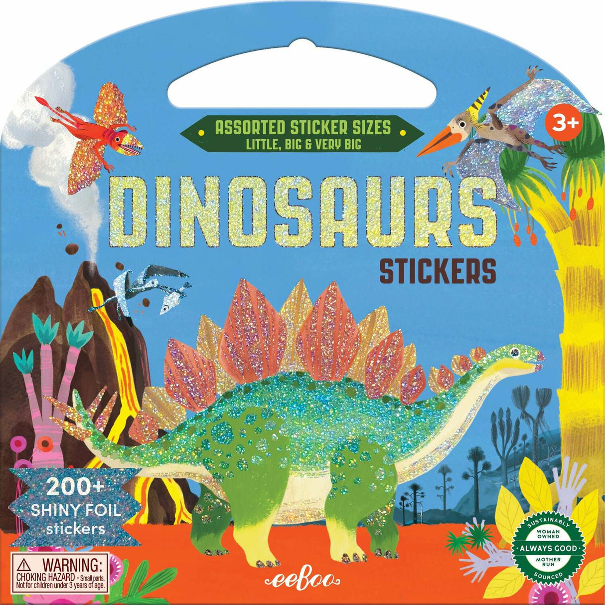 Dinosaurs Shiny Sticker Book