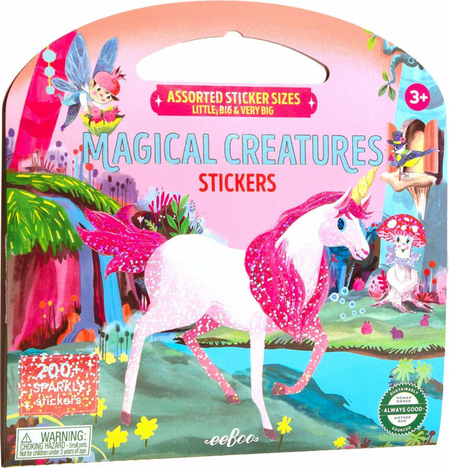 Magical Creatures Shiny Sticker Book