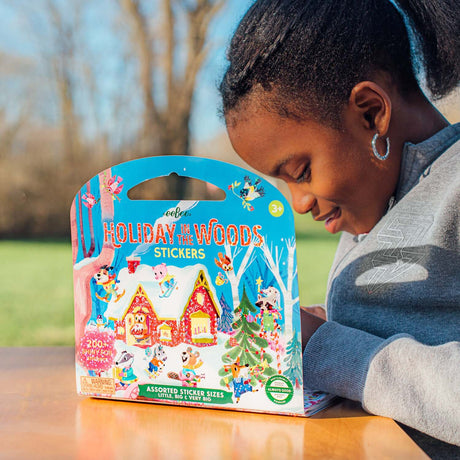 Holiday in the Woods (shiny sticker book)