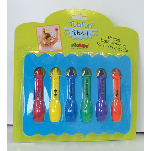 Tub Art - Crayons Set 6 with holder