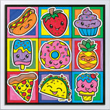 Color by Number Foodie Friends