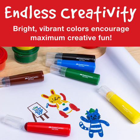 Little Creatives 6 Extra Jumbo Ultra Washable Markers