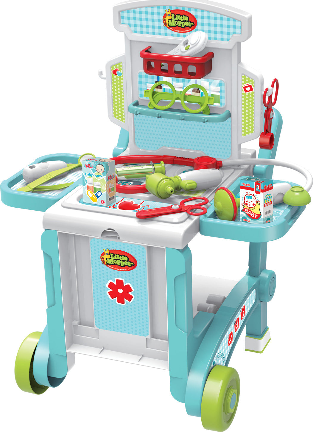 Little Moppet 3-in-1 Trolley Play Set - Doctor