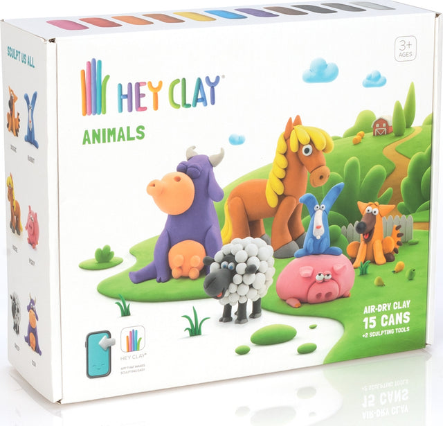 Hey Clay - Animals - 15 Can Modeling Air-Dry Clay