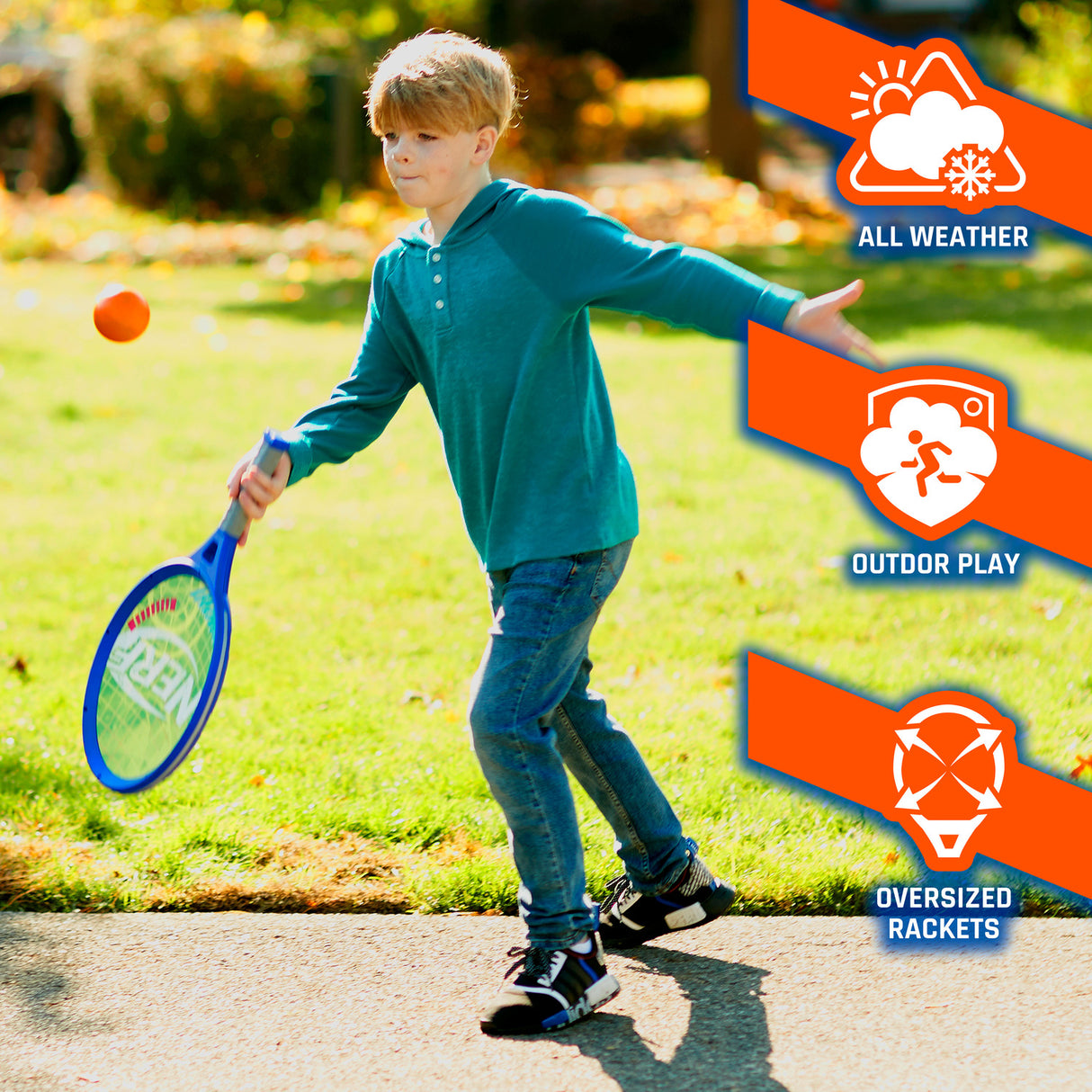 Nerf - 2 Player Tennis Set