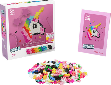 Plus-Plus Puzzle By Number - 250 pc Unicorn