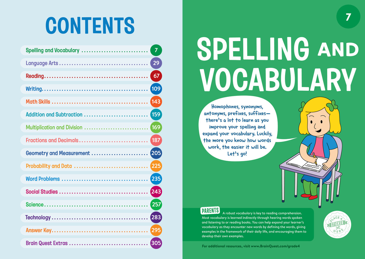 Brain Quest Workbook: 4th Grade Revised Edition – G. Willikers