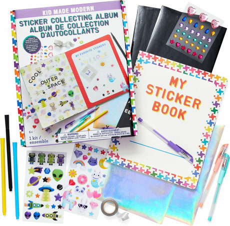 Kid Made Modern Sticker Collecting Album