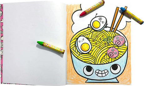 Color-in' Book Coloring Book - Happy Snacks