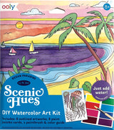 Scenic Hues D.I.Y. Watercolor Art Kit - Ocean Paradise (17 PC Set)