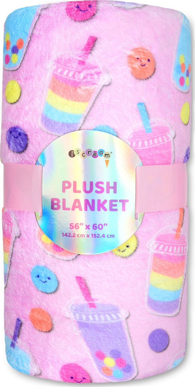 Rainboba Tea Plush Blanket