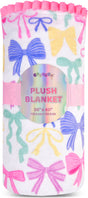 PRETTY BOWS PLUSH BLANKET