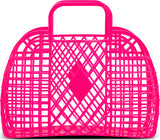 Pink Neon Large Jelly Bag