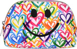 Corey Paige Hearts Oval Cosmetic Bag