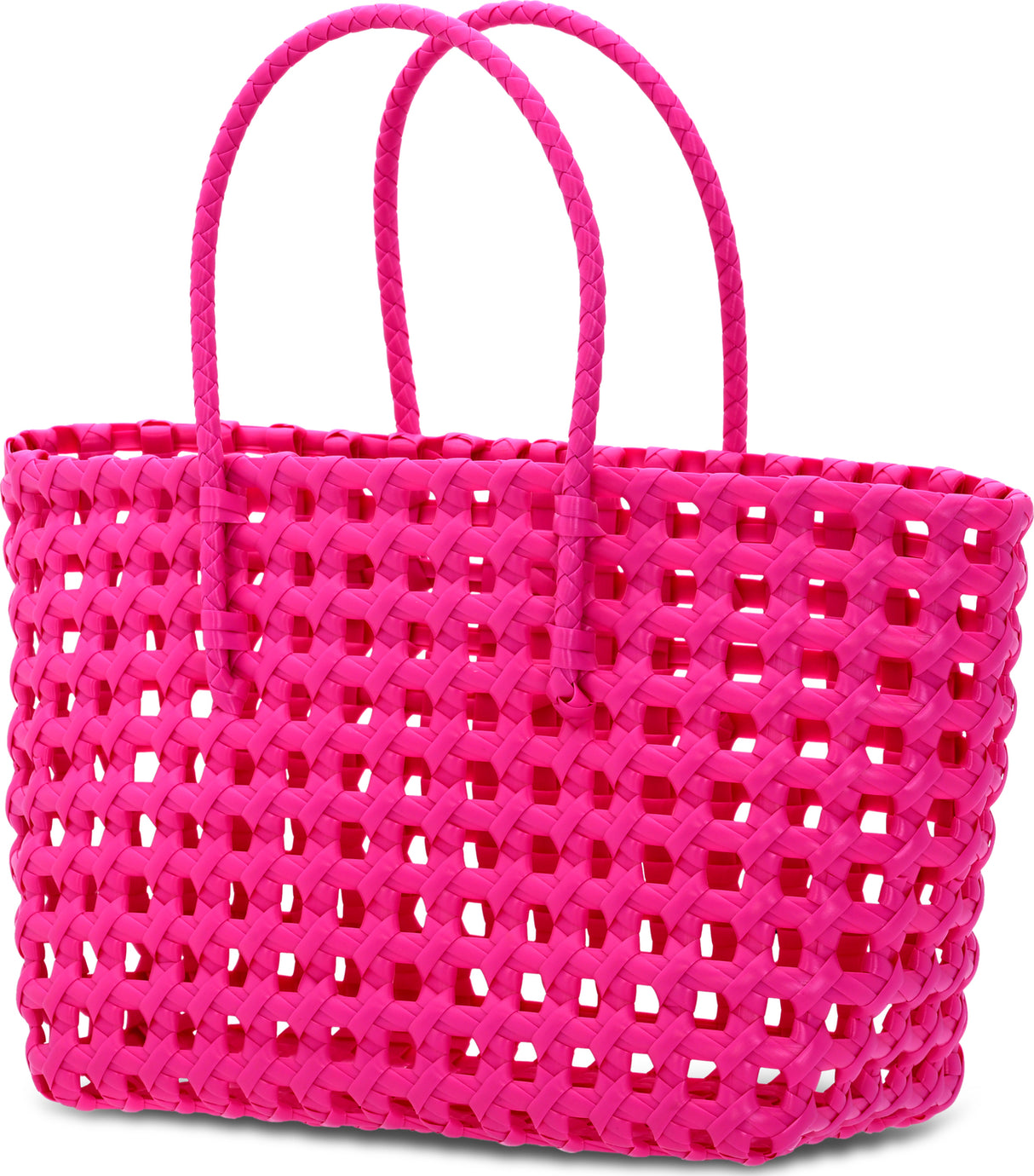 Small Pink Woven Tote