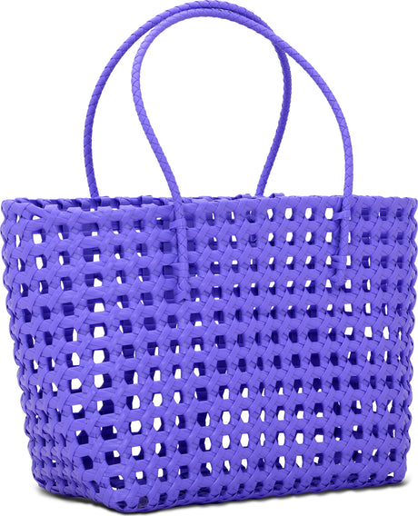 Large Purple Woven Tote