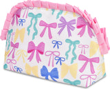 Pretty Bows Oval Cosmetic Bag