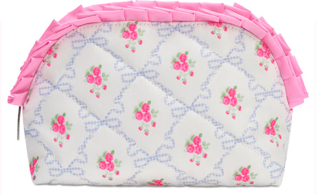 Ditsy Oval Cosmetic Bag