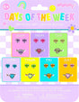 Days Of The Week Stick-On Earrings And Rings
