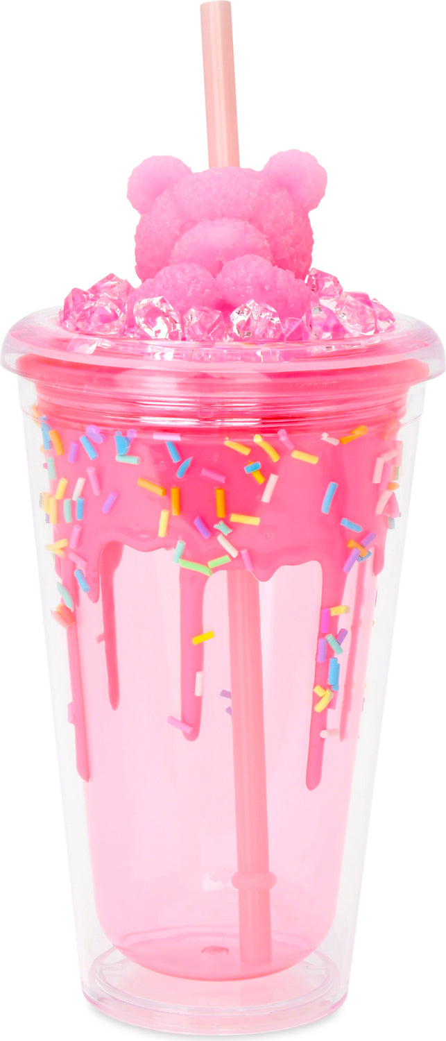 PINK BEAR SPRINKLES TUMBLER