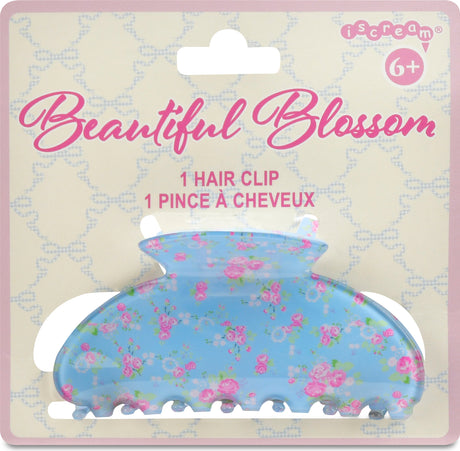 Beautiful Blossom Blue Hair Clip
