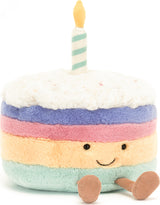 Amuseable Rainbow Birthday Cake